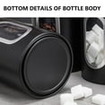 thumbnail image 4 of Canisters Set, 3 Piece Silver Stainless Steel Canister Set with Glass Windows, for Kitchen Canning Cereal,Pasta,Sugar,Beans,Spice Kitchen Storage Canister Container Set - Black, 4 of 8