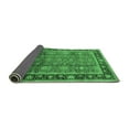 thumbnail image 2 of Ahgly Company Indoor Round Oriental Emerald Green Industrial Area Rugs, 4' Round, 2 of 4