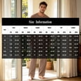 thumbnail image 2 of Mens Pajamas Set 2 Piece Solid Pjs Sets Crewneck Loungewear Sleepwear Summer Fall Homewear Long Sleeve Tops and Long Pants with Pocket Sky Blue M, 2 of 6