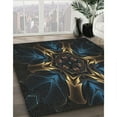 thumbnail image 2 of Ahgly Company Indoor Square Patterned Black Novelty Area Rugs, 6' Square, 2 of 6