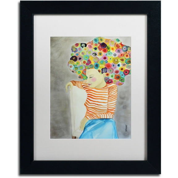 Sylvie Demers 'Marion' Matted Framed Art