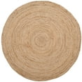 thumbnail image 2 of SAFAVIEH Natural Fiber Cebrail Braided Jute Area Rug, Natural, 8' x 8' Round, 2 of 5