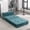 Green, variant on 36.6" Folding Sofa Bed, Convertible Futon Sleeper Chair, Floor Couch with Removable Back Cushion, Chenille Fabric, for Small Space Apartment Living Room, Green