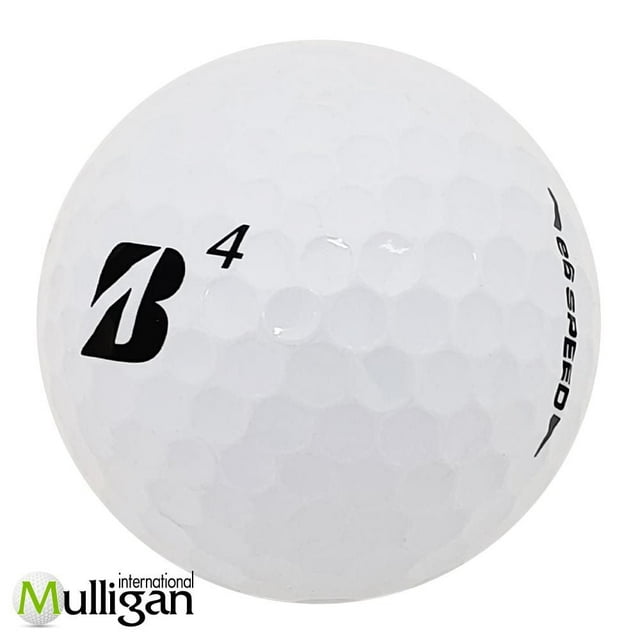 Mulligan - 96 balles de golf récupérées Bridgestone e6 Speed (B) 5A , Blanc