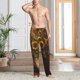 thumbnail image 2 of Balery Rustic Sunflower Bouquet Pantalones de pijama para hombre, pijama ultraligero, pantalón de descanso-3X-Large, 2 of 6