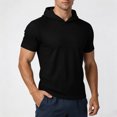 thumbnail image 2 of Maean Mens Sun Protection Hoodie Shirts Short Sleeve Lightweight Quick Dry Hiking Running Athletic Shirt, 2 of 7