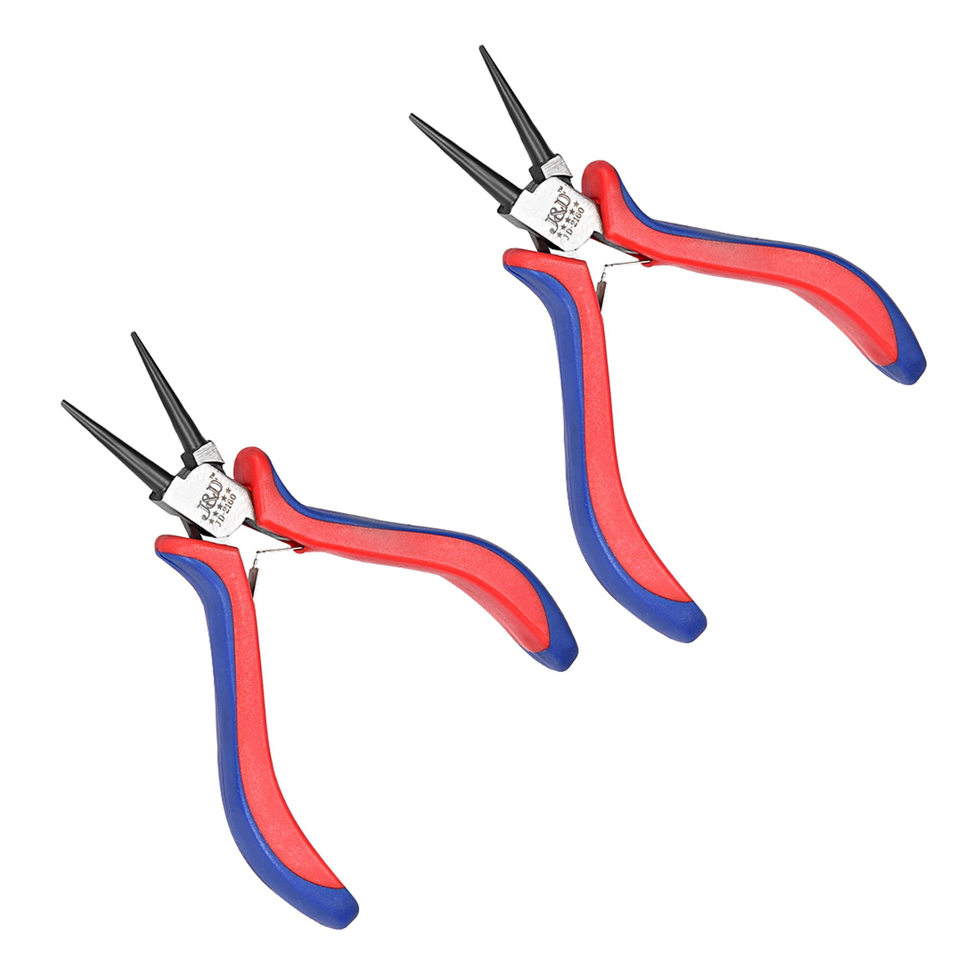 Round Nose Pliers 5Inch Jewelry Pliers Tool from Carbon Steel 2 Pcs