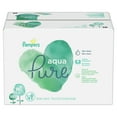 thumbnail image 3 of Pampers Aqua Pure Natural Sensitive Baby Wipes, 10X Pop-Top, 560 Ct, 3 of 4