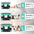 thumbnail image 2 of Corral para Mascotas Siedihit para Perros y Gatos, Portátil para Exterior e Interior, Verde, 2 of 6