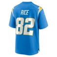 thumbnail image 3 of Men's Nike Brenden Rice  Powder Blue Los Angeles Chargers Team Game Jersey, 3 of 6
