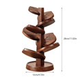 thumbnail image 2 of Walnut Wood Tree Coasters, Kitchen Wood Trivets for Hot Dishes Foldable, 2 of 7