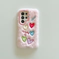 thumbnail image 6 of Allytechgroup Plush Case for Samsung Galaxy A15, Cute Big Heart with Love Camera Lens Kickstand for Girls Women Soft TPU Shockproof Protective Girly for Samsung Galaxy A15, Pink, 6 of 6