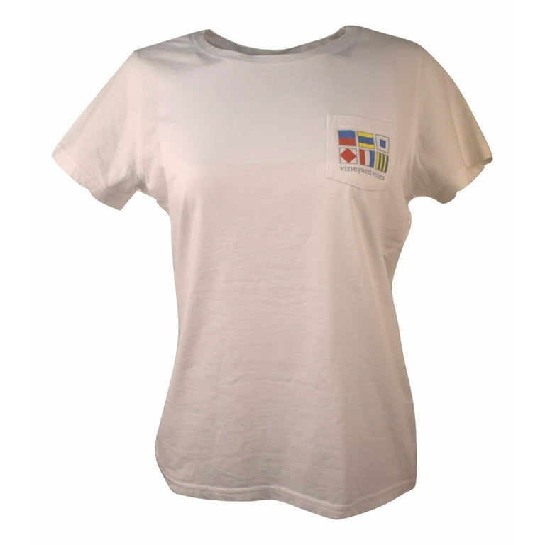 Vineyard Vines Women's Short Sleeve Graphic Flagpole Tee T-Shirt