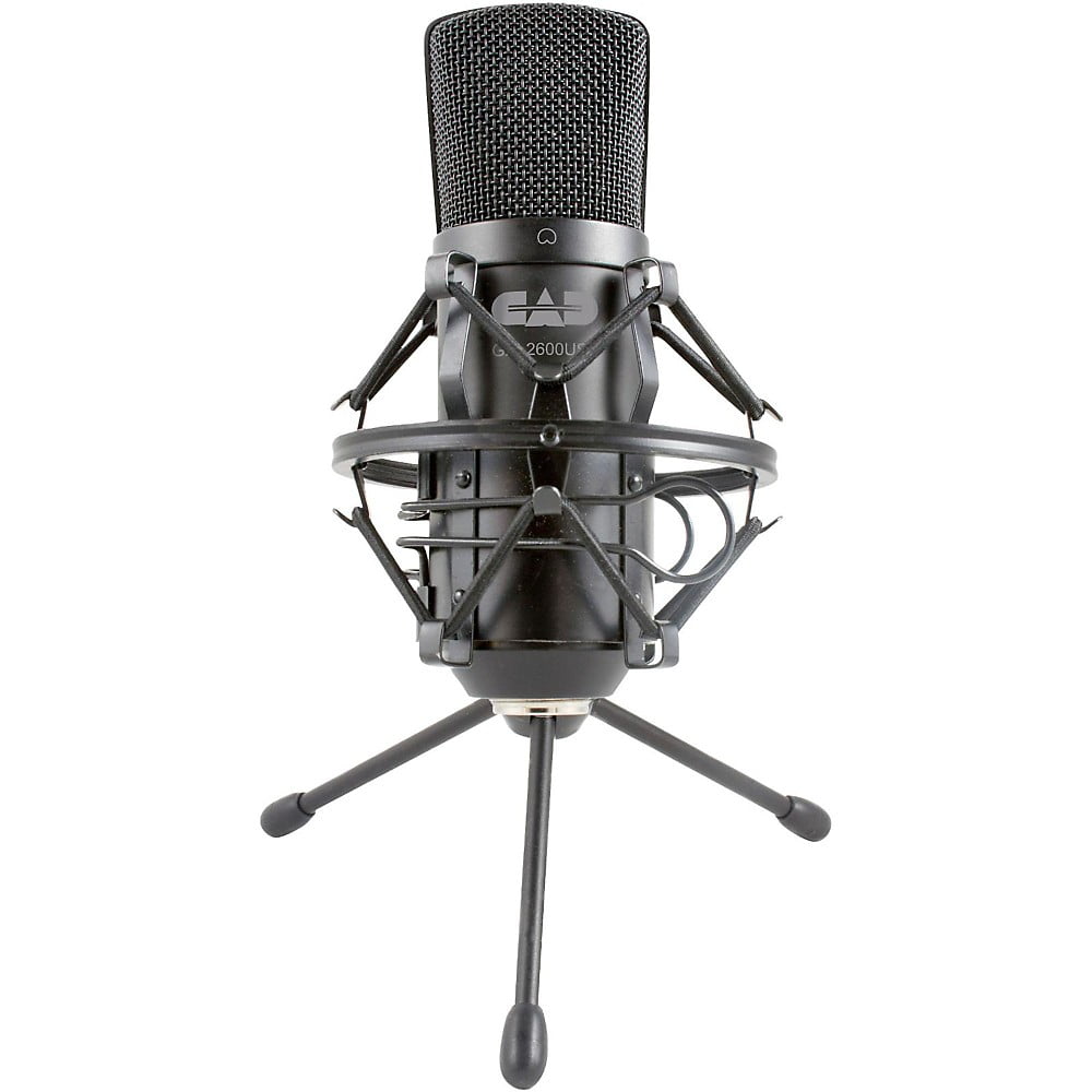 Premium USB Large Diaphragm Cardioid Condenser Microphone with Tripod