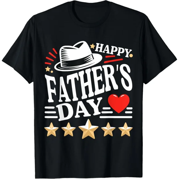Fathers Day For Dad Happy Father's Day Classic Design Unisex T-Shirt