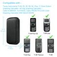thumbnail image 5 of Fintie Graphing Calculator Carrying Case for TI-84 Plus CE, Hard EVA Shockproof Protective Box for TI-84 Plus/TI-83 Plus CE/Casio fx-9750GII, 5 of 6