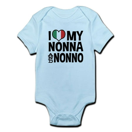 

CafePress - I Love My Nonna And Nonno Infant Bodysuit - Baby Light Bodysuit