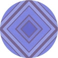 thumbnail image 1 of Ahgly Company Machine Washable Indoor Round Transitional Slate Blue Area Rugs, 3' Round, 1 of 7