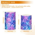 thumbnail image 6 of Yayeee Flameless Candles with Remote Flickering Battery Operated Multi Color Changing, Purple Starfish Pattern, 6 of 7