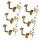 thumbnail image 3 of 6 soportes para barandilla de escalera, pasamanos fijos para escalera 6cmx6cm, 3 of 9