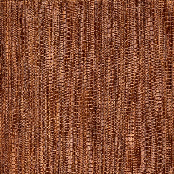 Ahgly Company Indoor Square Abstract Orange Modern Area Rugs, 7' Square