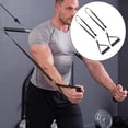 thumbnail image 2 of Ergonomic Tricep Rope Pull Down Anti Slippery Facepulls 60cm Rope Length for Push Downs Heavy Duty Gym Pull Down Rope for Rowing Machine, 2 of 8
