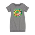 thumbnail image 1 of Paw Patrol - Undercover Leprechauns - Toddler And Youth Girls Fleece Dress, 1 of 1