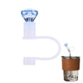 thumbnail image 5 of Hariumiu Silicone Straw Caps Leak Proof Reusable Eco-Friendly Dust-Proof for 30/40oz Tumbler Accessories Faux Diamond Tumbler Straw Plugs, 5 of 8