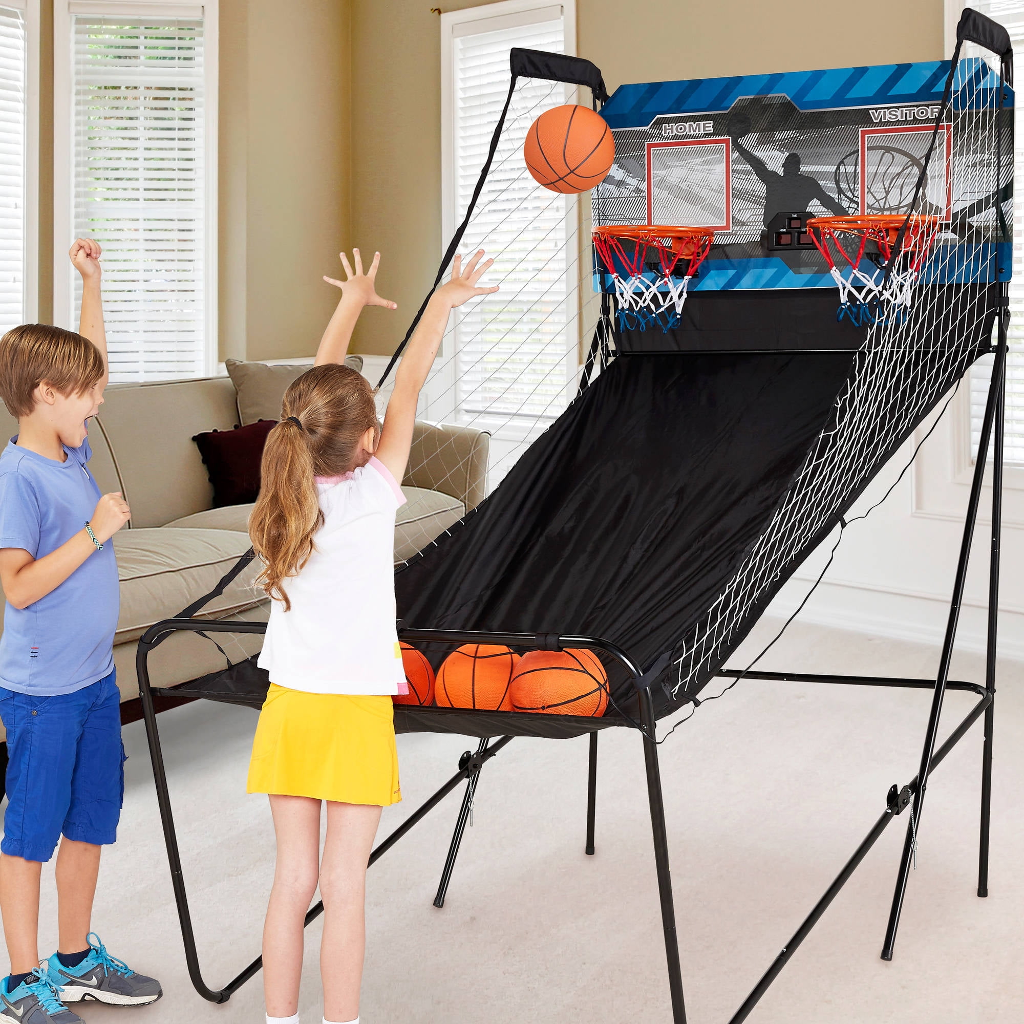 MD Sports 8-In-1 Two Player Basketball Game