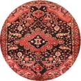 thumbnail image 1 of Ahgly Company Machine Washable Indoor Round Traditional Tomato Red Area Rugs, 3' Round, 1 of 7