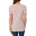 thumbnail image 4 of Time and Tru Women's Essential Short Sleeve V-Neck T-Shirt, 4 of 4