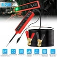 thumbnail image 4 of SharkTRUE Power Circuit Probe Tester 6V-24V Automotive Test Light with Sharp Probe & 16Ft Test Cable, Automotive Short Circuit Located and Component Activated, Electric Test Pen for Car Battery, 4 of 8