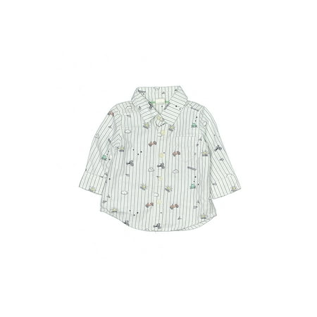 

Pre-Owned Gap Boy s Size 3-6 Mo Long Sleeve Button-Down Shirt