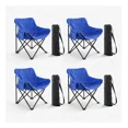 thumbnail image 1 of Sillas Plegables para Camping para Playa Pesca y Exteriores de Lona Impermebale Ligera - Sillas para Exterior Ergonomica con Estructura de Acero y Funda Transportadora Set 4 Sillas, 1 of 7