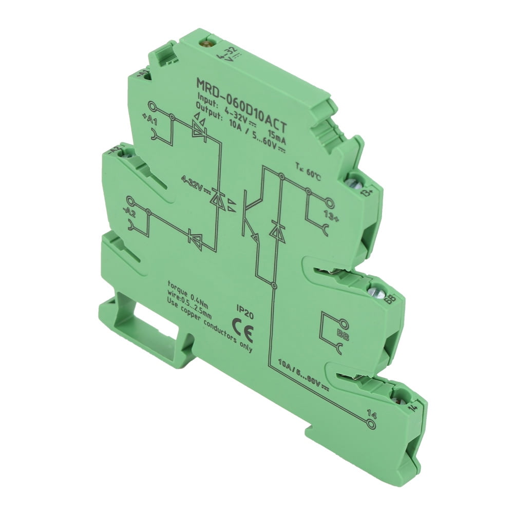 EBTOOLS DIN Rail Relay Module, Integration Structure UltraThin 6.2mm
