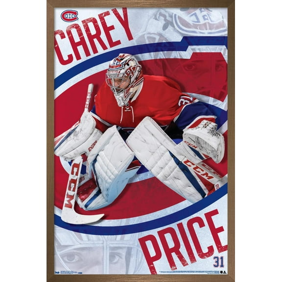 NHL Montreal Canadiens - Carey Price 17 Wall Poster, 22.375" x 34", Framed