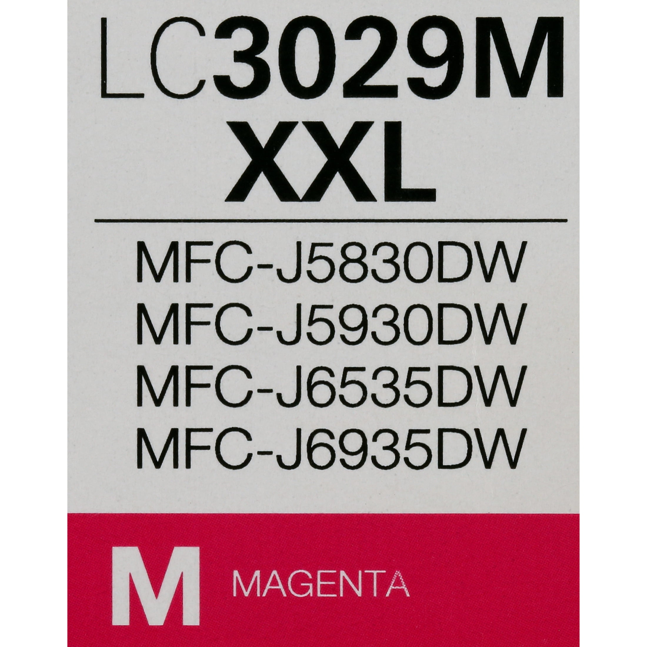 (4 pack) Brother Genuine LC3029M High-yield Printer Ink Cartridge