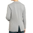 thumbnail image 3 of Philosophy Women's Notch Collar Ponte Knit V-Neck Long Sleeve Stretch Blazer, 3 of 3