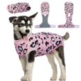 thumbnail image 1 of Traje de recuperación para perros Kuoser para perros después de una cirugía, color rosa XS, 1 of 7