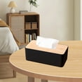 thumbnail image 4 of JLFNYA Tissue Box Cover, Kleenex Box Cover, Rectangle Tissue Box Holder, Tissue Box Holders, Suitable for Vanity Countertop, Night Stands, Desktop, Bedroom, Livingroom, Office, Dining Table, 4 of 7