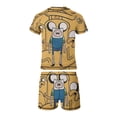 thumbnail image 6 of Adventure Time Boys 2-Piece Swimsuit Set Bathing Suit Short Sleeve Swimwear Sets with Swim Trunk 6-7Y(110cm), 6 of 7