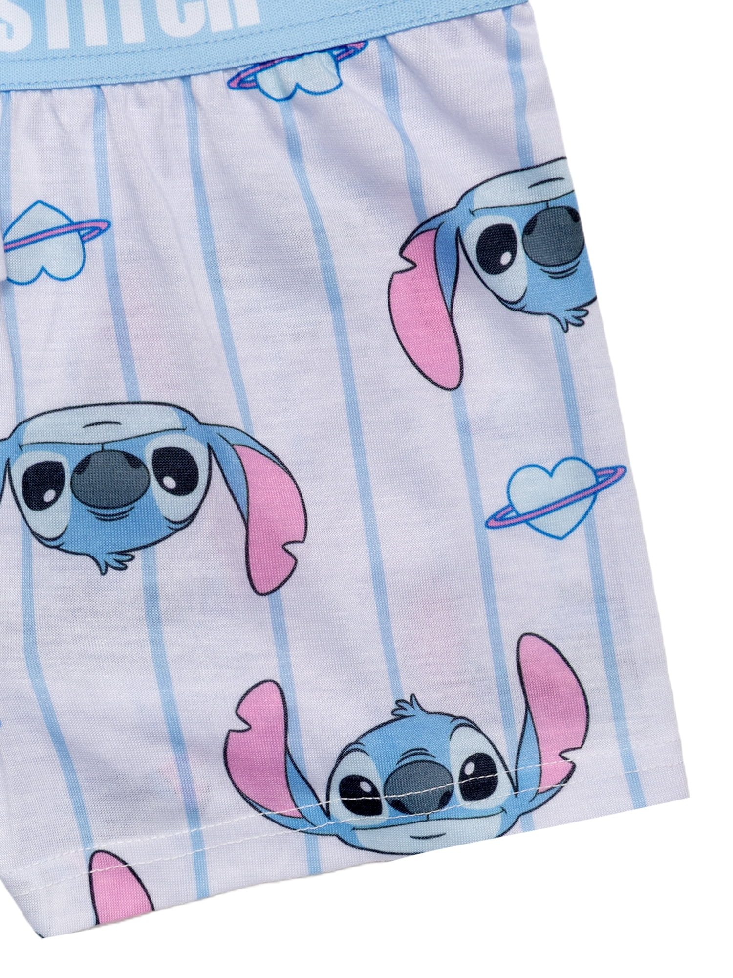 Lilo & Stitch Girls 2-Piece Jersey Short Sleeve Top and Short, Sizes 4-16