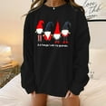 thumbnail image 2 of Fesfesfes Ugly Xmas Sweater Women Casual O-neck Christmas Printing Long-sleeved Sweatshirt Sale Items, 2 of 4