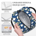 thumbnail image 3 of Rocae Star Penguin for Leakproof Lunch Box for Adults, Wide Opening Lunch Tote Bag, Reusable Lunch Cooler Bag, 3 of 6