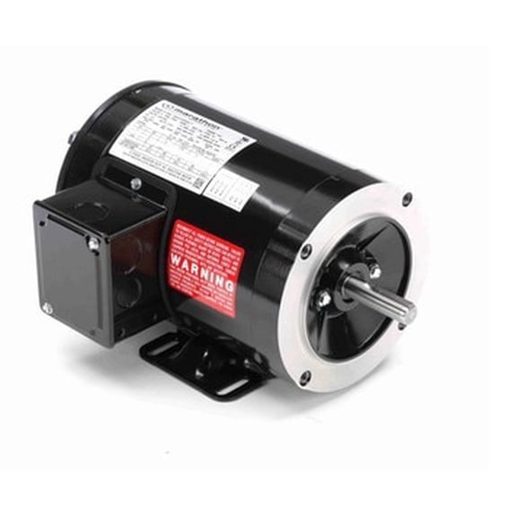 1/2 hp 1800 RPM 3-Phase 56C Frame TENV (rigid base) 230/460V Marathon Motor # Y280