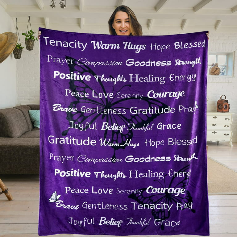Prayer Blanket, Healing Gifts for Women, Get Well Blanket Gift, Strength  Encouraging Warm Hugs Blanket Healing Thoughts Positive Energy Love Hope