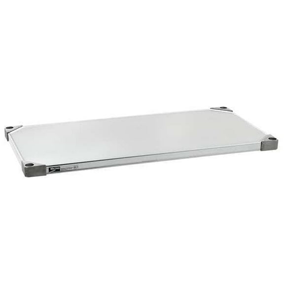 Metro Solid Shelf,18 inx1 1/2 inx24 in 1824FG