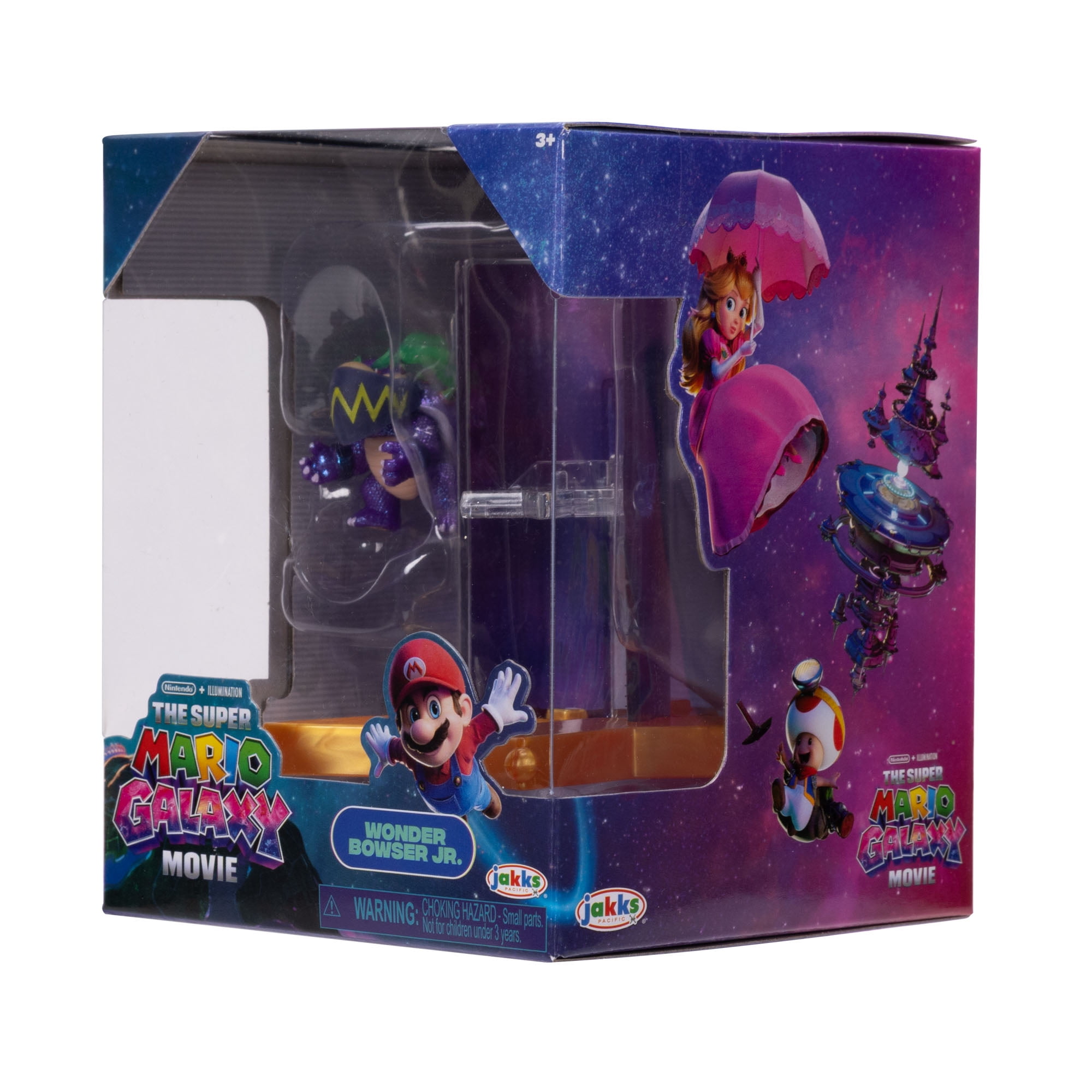 The Super Mario Galaxy Movie 1.5 inch Wonder Bowser Jr. Action Figure with Star Launcher Accessory