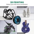 thumbnail image 4 of GEEETECH Black PETG Filament 1.75mm, Upgrade Stronger Toughness Printing Consumables, 10kg (22 lbs) Spool Fit Most FDM 3D Printer, 4 of 8
