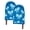 Blue Bow-Set of 2, variant on Mini Oven Mitts Blue Bow Set of 2 Small Silicone Cotton Kitchen Baking Gloves